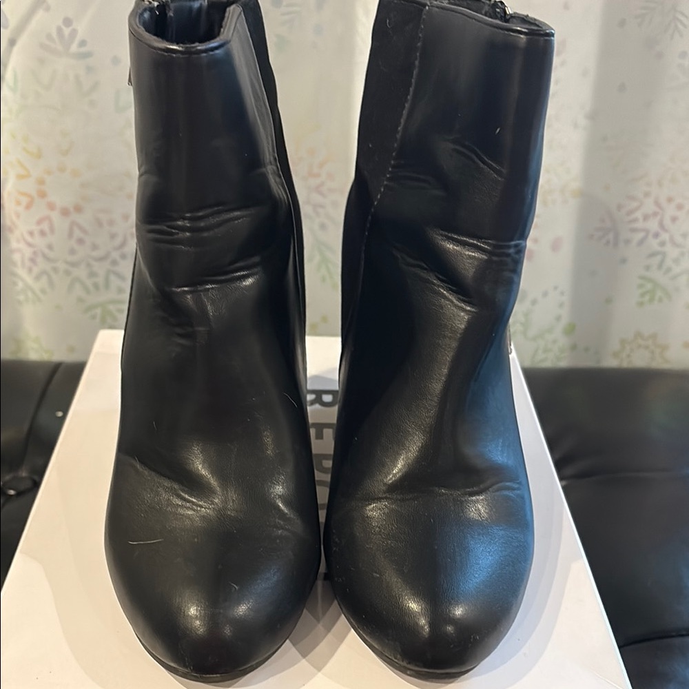 Black Leather Ankle Boots Report Russi